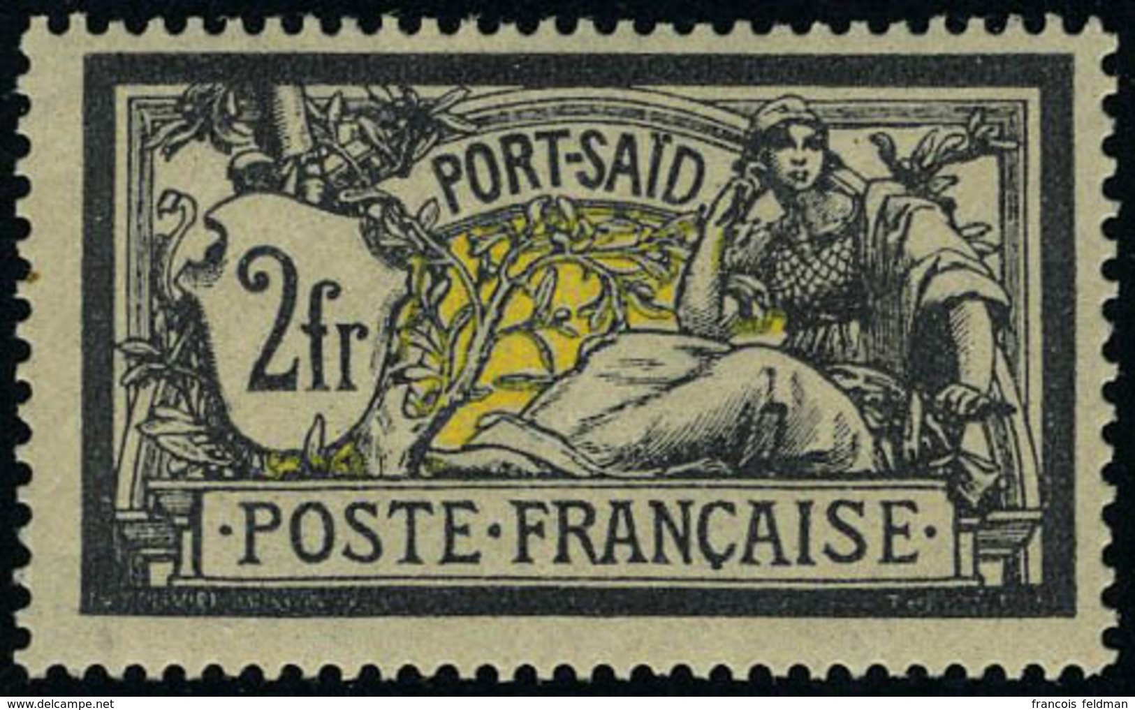 Neuf Sans Charnière N° 33a, 2f Merson Violet Foncé Et Jaune, TB - Other & Unclassified