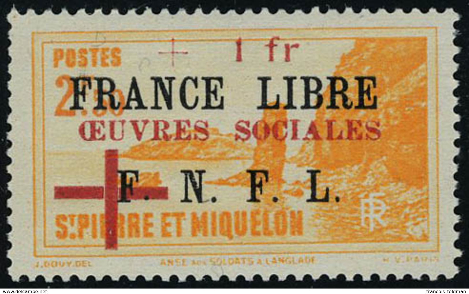 Neuf Sans Charnière N° 310/11, La Paire France Libre, Oeuvres Sociales, TB - Other & Unclassified