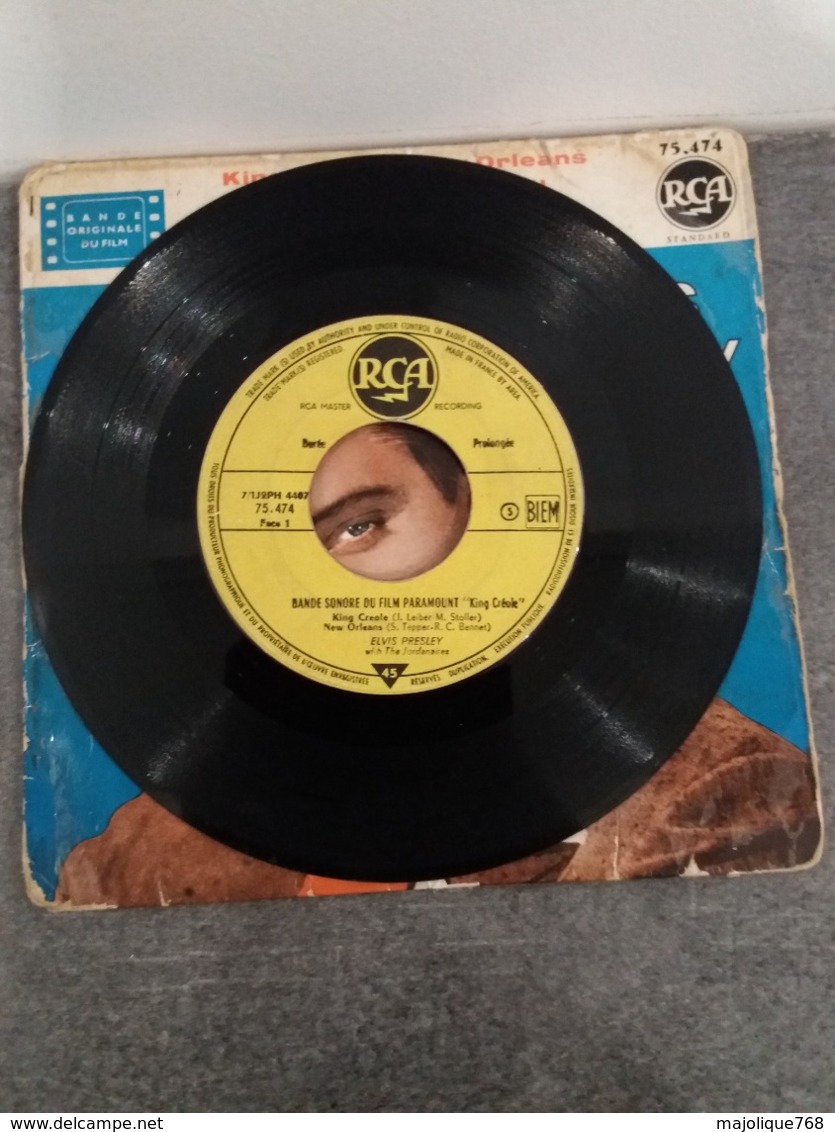 Elvis Presley With The Jordanaires - King Créole - New Orleans - RCA 75.474 - 1961 - Rock