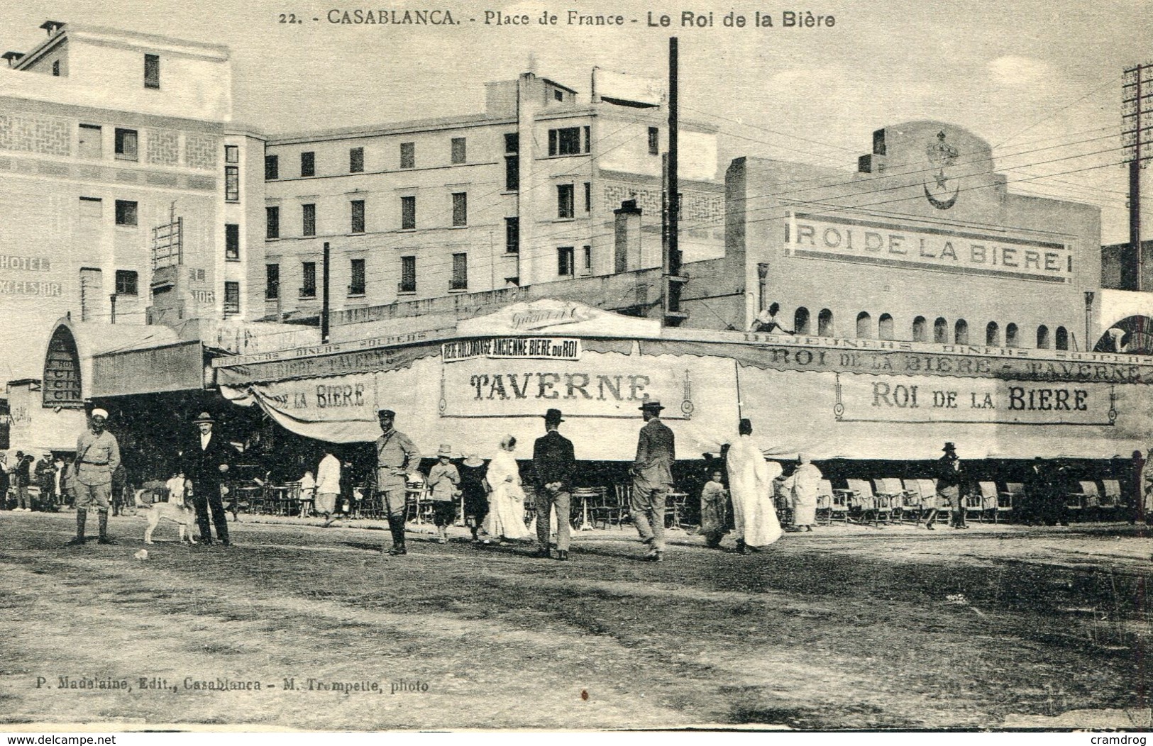 Maroc Casablanca Place De France Le Roi De La Bière - Casablanca