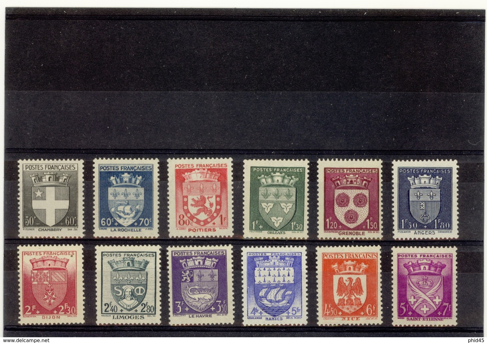 France - YT 553-564** - Unused Stamps