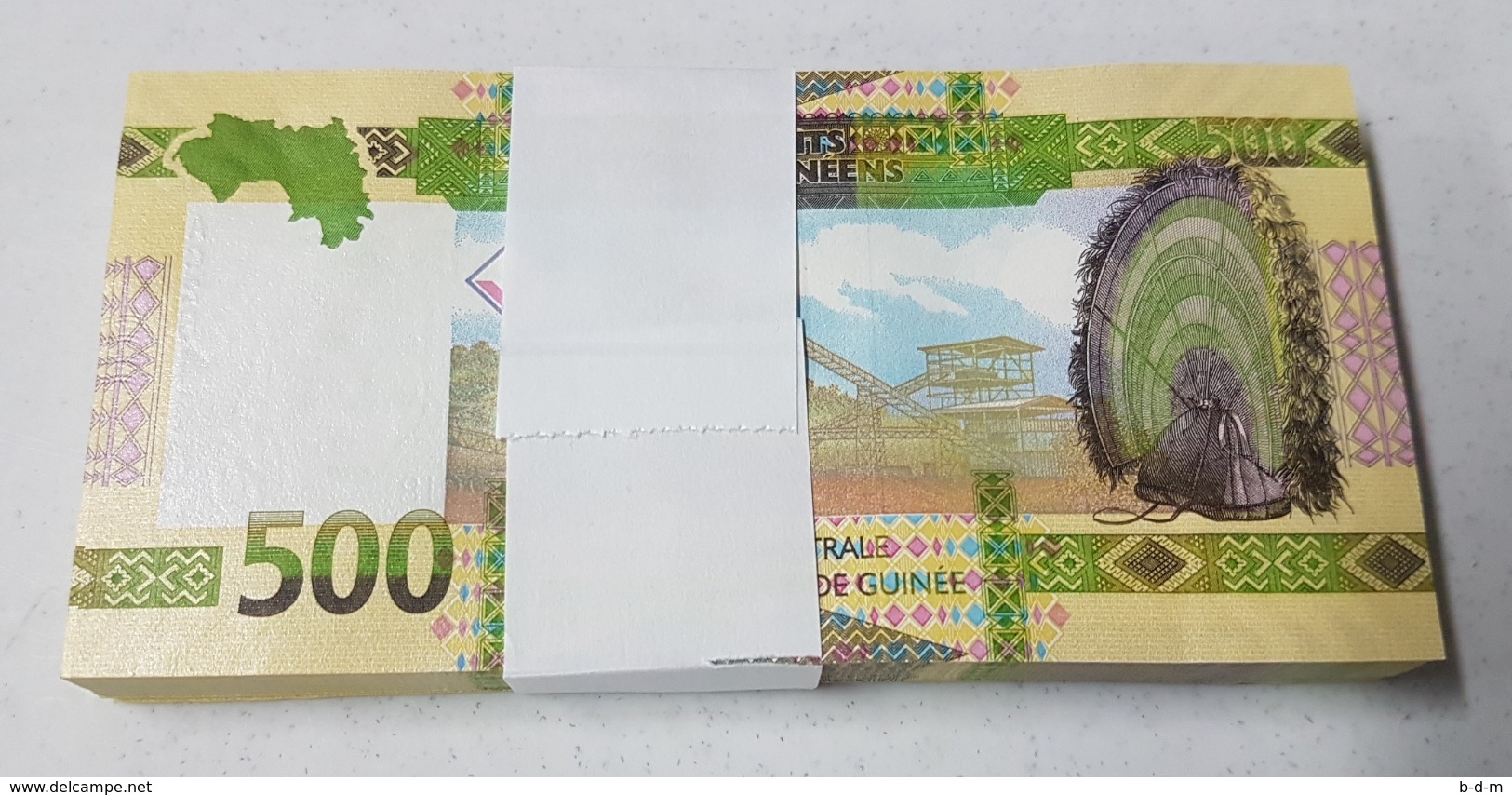 Guinea Taco Bundle 100 Banknotes 500 Francs 2018  Pick 52 SC UNC - Guinée