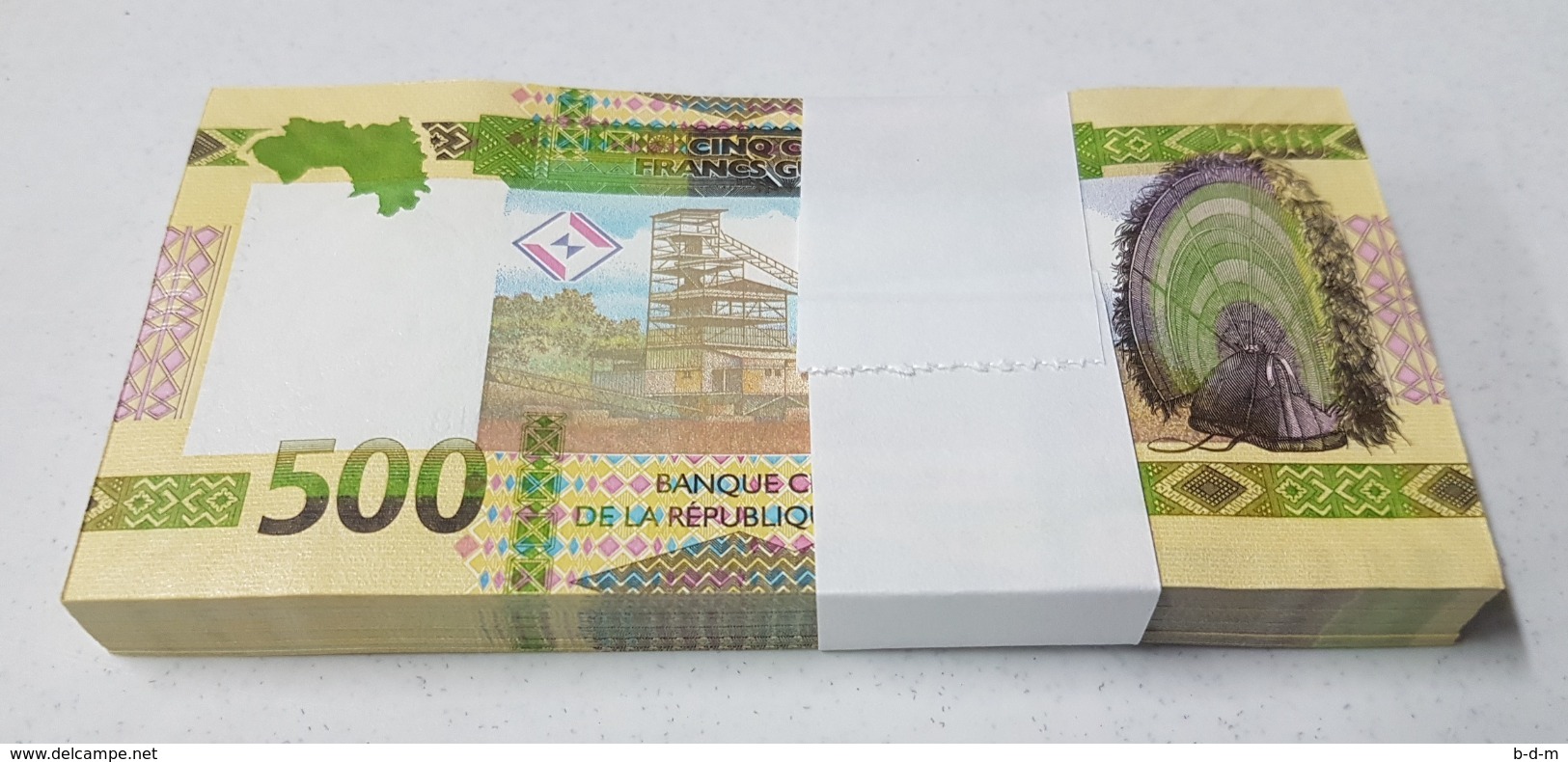 Guinea Taco Bundle 100 Banknotes 500 Francs 2018  Pick 52 SC UNC - Guinea