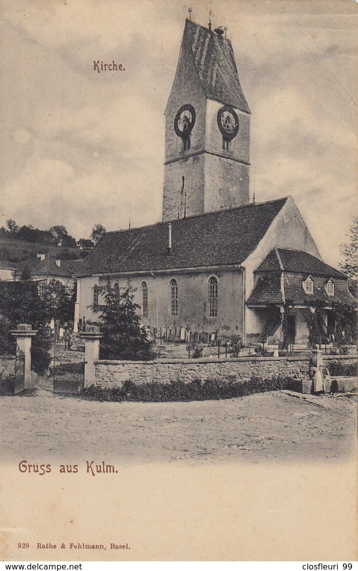 Zei (2) Gruss Aus Kulm, Rasierstempel 19.VI.1903, Vorgelaufene Karten - Altri & Non Classificati