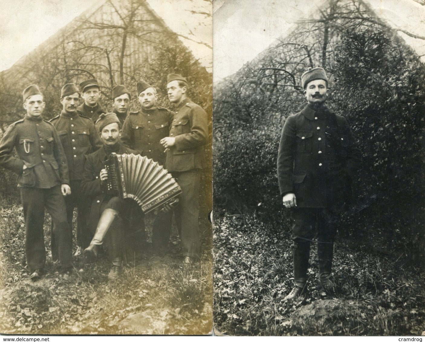 Correspondance De Guerre Camp De Prisonniers Soltau 2 Cartes Photos 2 Scans - Weltkrieg 1914-18