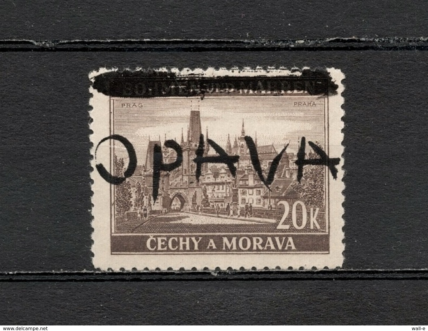 1945 Czechoslovakia Local Liberation Revolutionary Overprints OPAVA Postfrisch - Ongebruikt