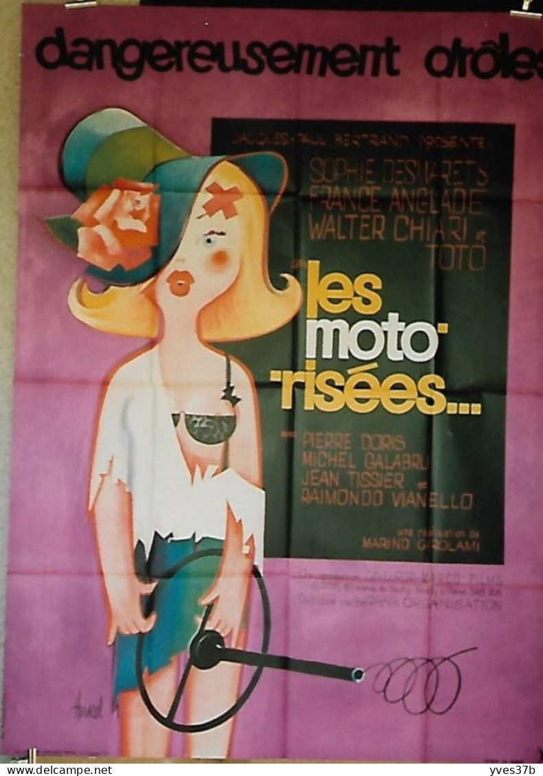 "Les Motorisées" S. Desmaret, P. Doris, M. Galabru...1963 - Affiche 120x160 - TTB - Posters