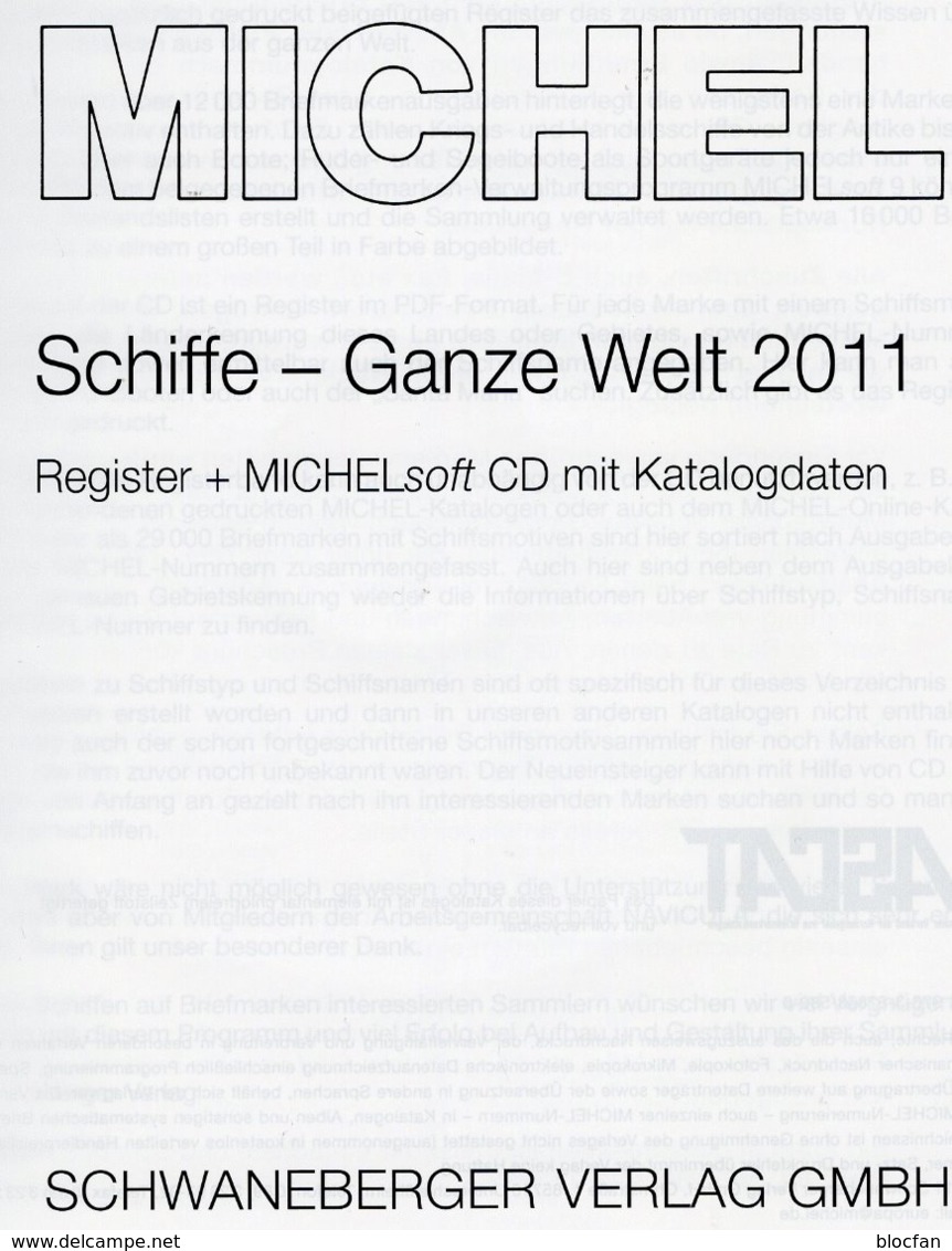 CD Schiffe Der Welt A-Z 2011 Neu 50€ Boote Schiff-Motive Register Mit Soft 29000 Stamps Topic Ship Of All The World - Deutsch