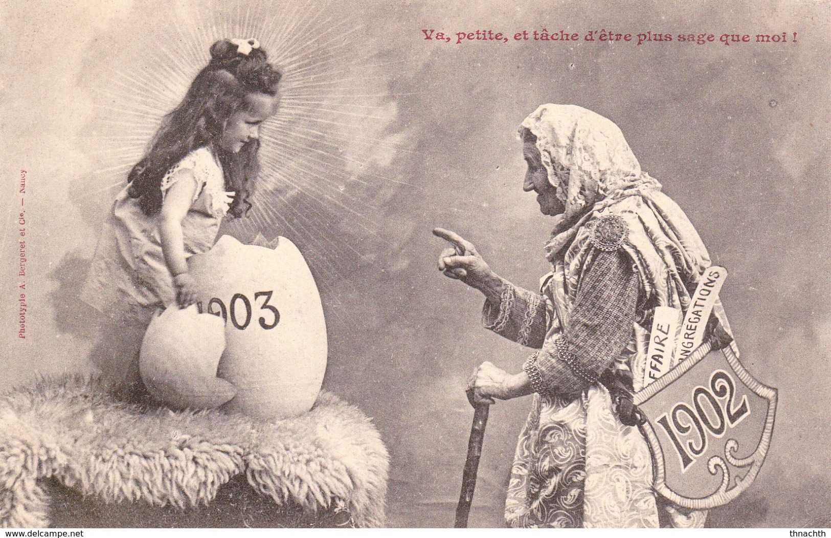 1903. Cate Postale Bonne Année. Trés Bon état - Nieuwjaar