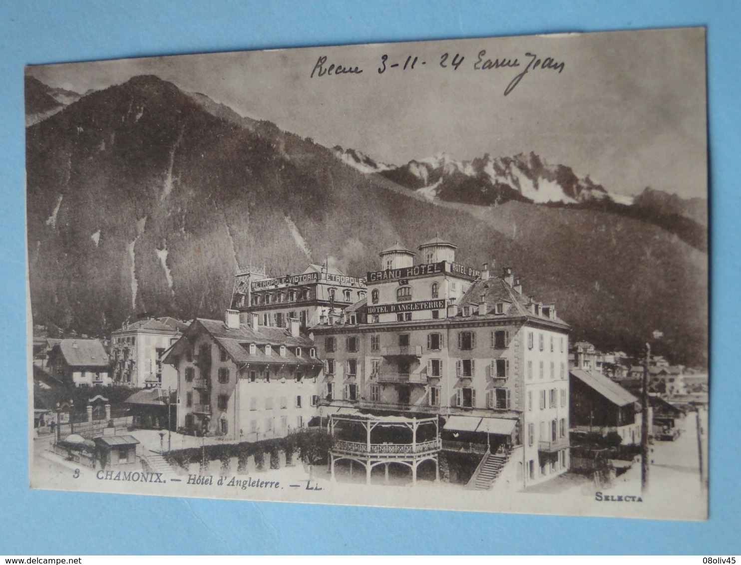 CHAMONIX MONT BLANC -- Hôtel D'Angleterre - Chamonix-Mont-Blanc