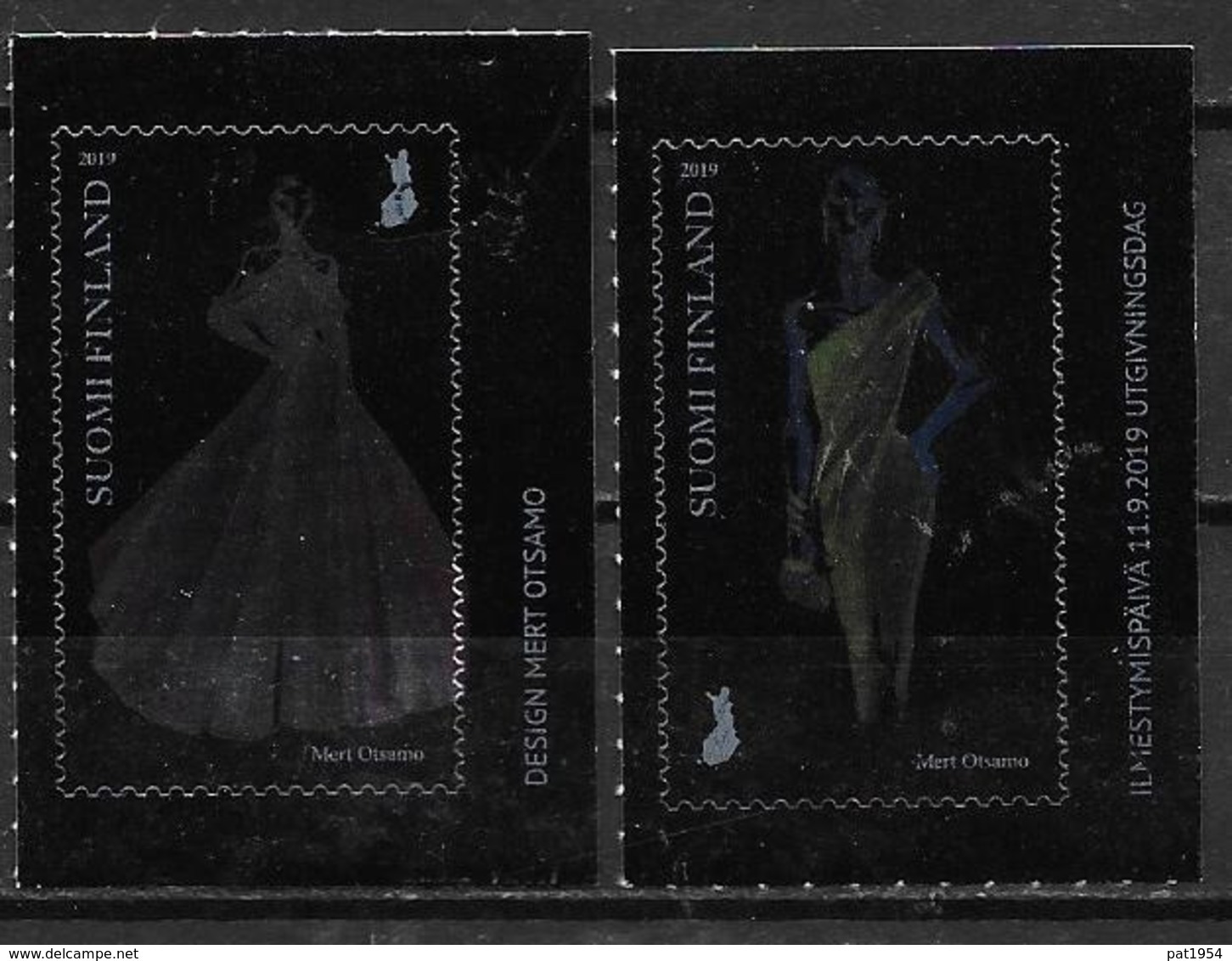 Finlande 2019 Timbres Oblitérés Art De La Mode - Oblitérés