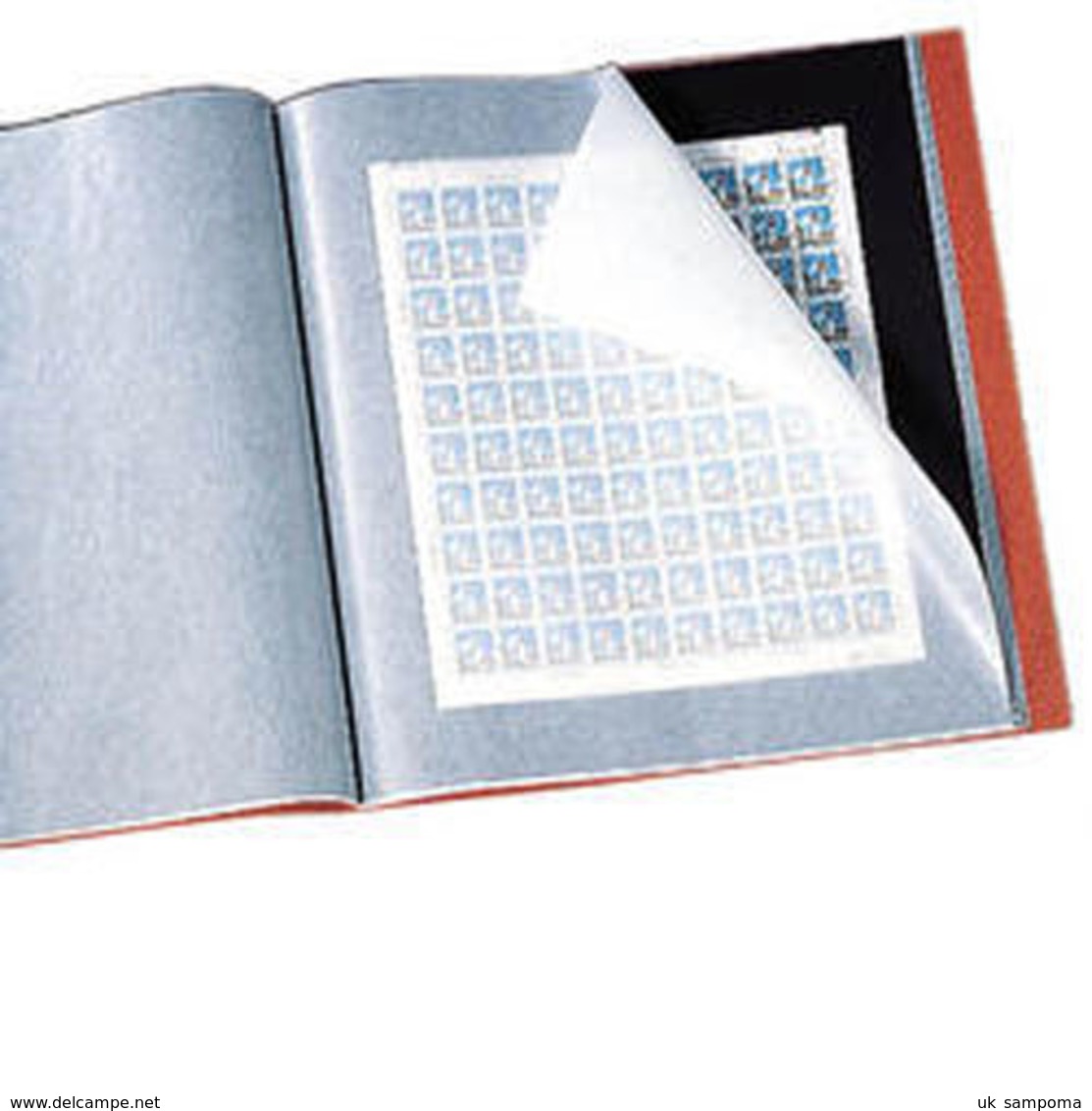 Mint Sheet Album For 24 Oversized Full Sheets Up To 340x370 Mm - Grand Format, Fond Noir