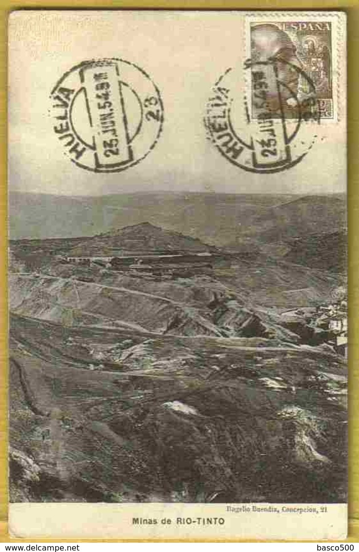 1954 Minas Mines De RIO TINTO - 2 Cartes Peu Courantes Des MINES - Huelva