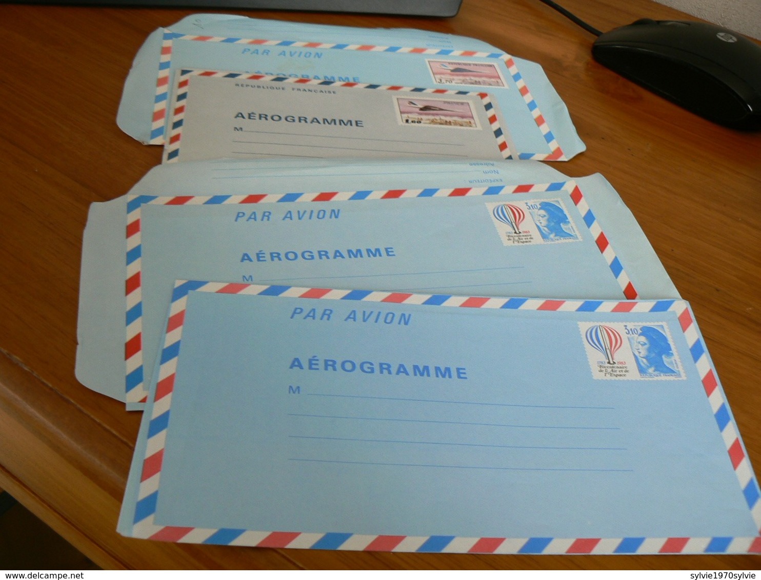 TIMBRE FRANCE/LOT DE 4 AEROGRAMME NEUF - Autres & Non Classés