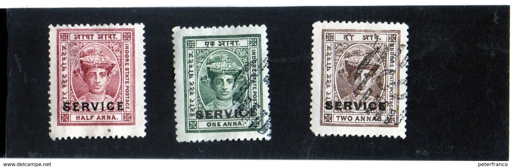 B - 1905/9 Indore - Maharaja Tukoji Holkar III - Sonstige & Ohne Zuordnung