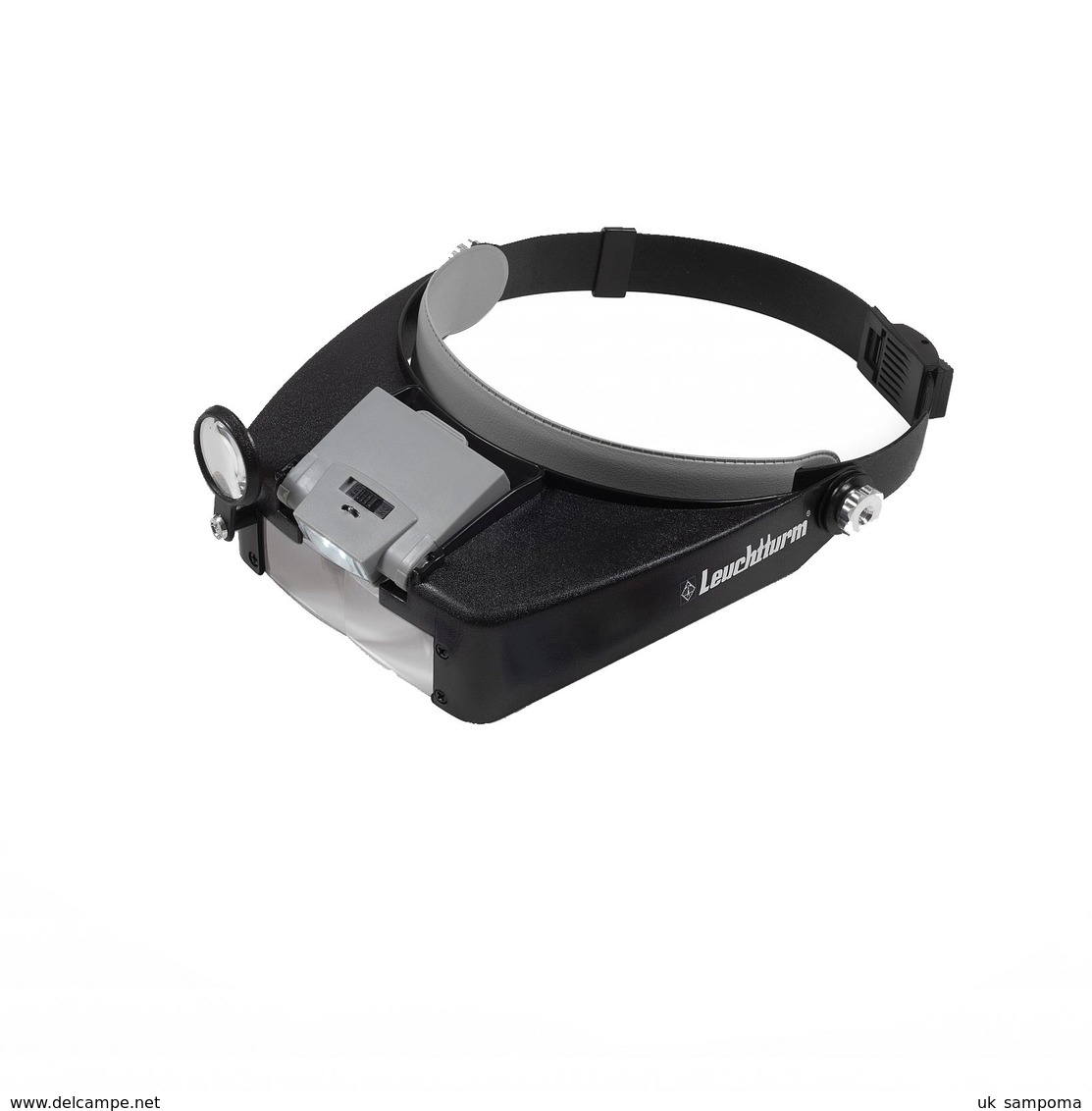 LED Headband Magnifier FOKUS With 1.5x Up To 8x Magnification - Stamp Tongs, Magnifiers And Microscopes