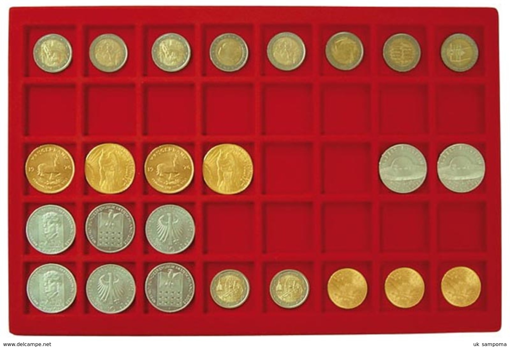 Lindner 2329-40 Tray For 40 Coins Up To 34 Mm Ø - Supplies And Equipment