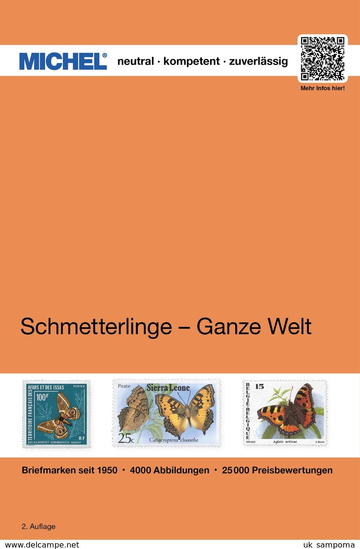 Michel Motivkatalog Schmetterlinge - Ganze Welt - Topics