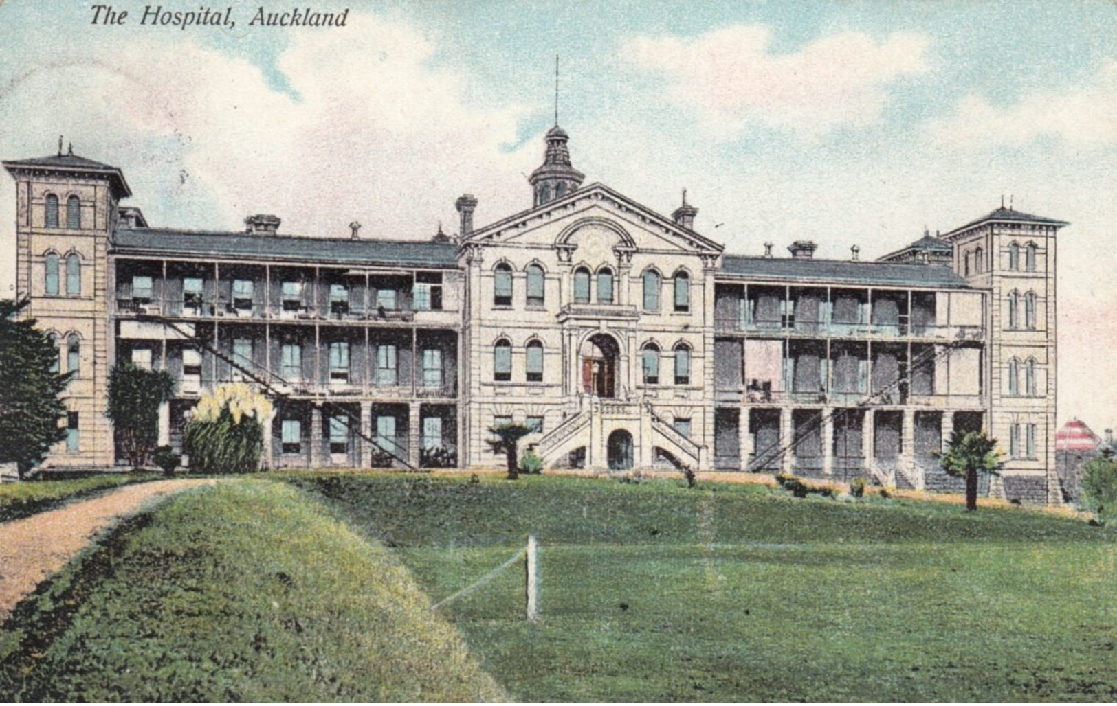 AUCKLAND , New Zealand , 1908s ; The Hospital - Nuova Zelanda