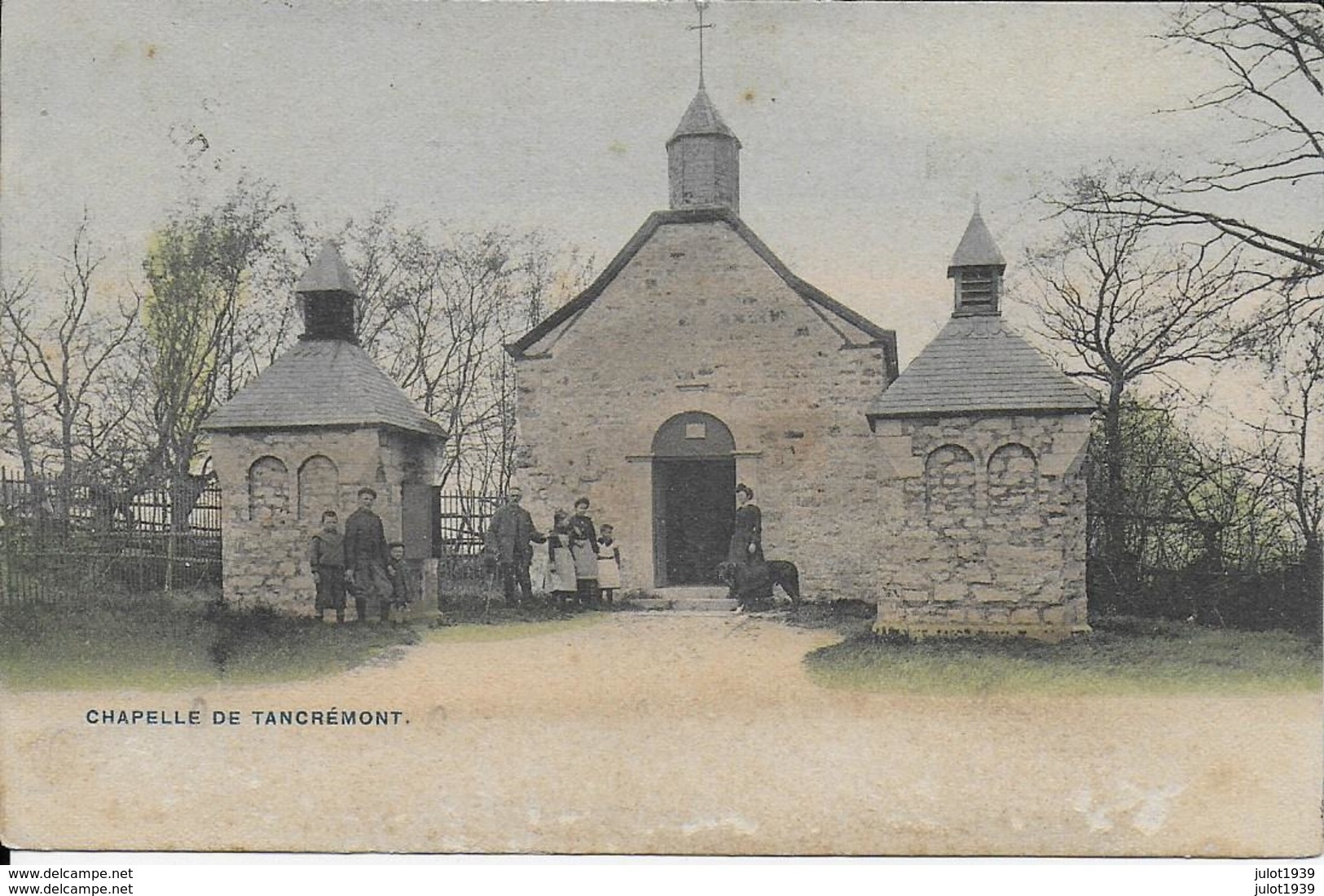 TANCREMONT ..-- La Chapelle . 1905 Vers DISON ( Mr Mme Jules GILTAIRE ) . Voir Verso . - Pepinster