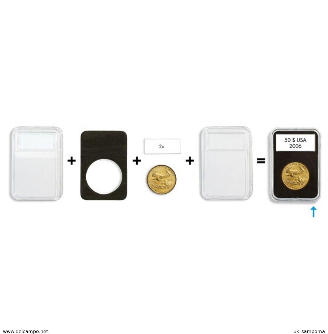 QUICKSLAB Coin Capsule, Inside Ø 16 Mm - Supplies And Equipment