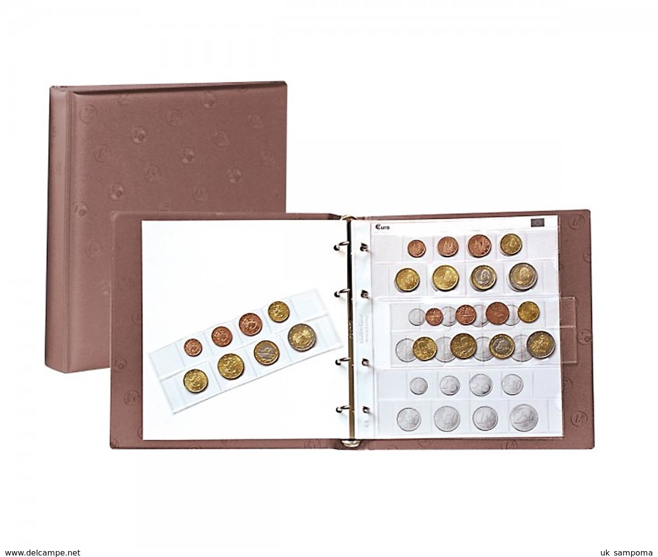 Lindner 1105-H Karat - Coin Album EURO, Tan - Supplies And Equipment