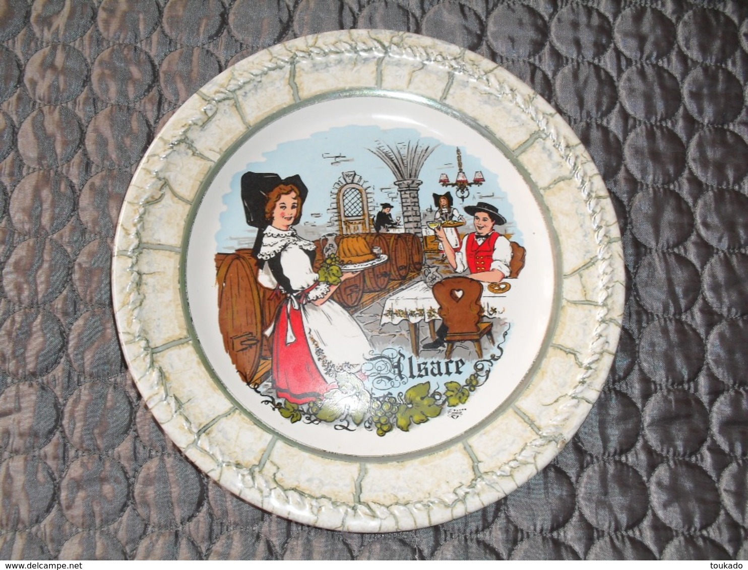 Assiette Décorative D'alsace - Assiettes