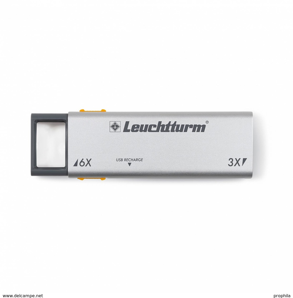 LED-Aufziehlupe DUPLEX Mit 3- Und 6-facher Vergrößerung, Aufladbar - Pinze, Lenti D'ingrandimento E Microscopi