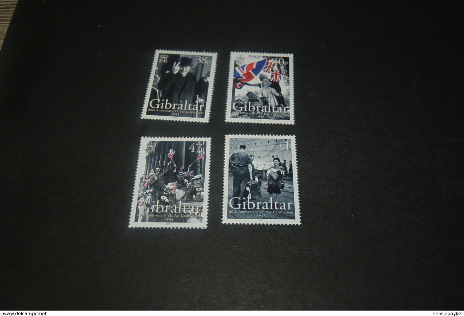 K23681-  Set MNH   Gibraltar - 2005 - VE Day - Guerre Mondiale (Seconde)