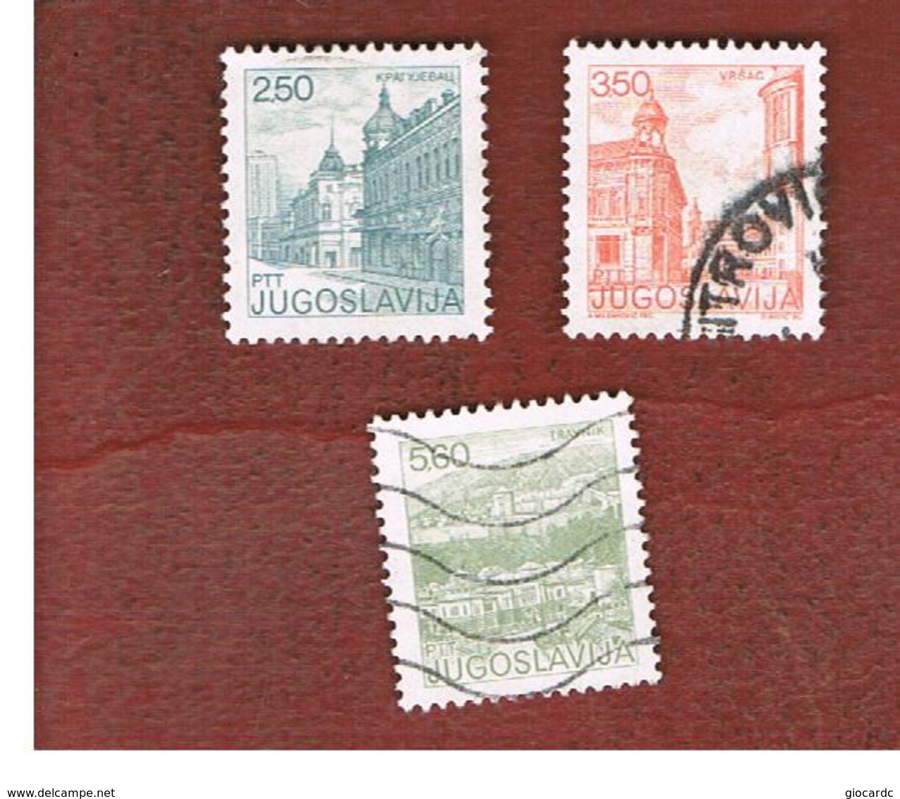 JUGOSLAVIA (YUGOSLAVIA)   - SG 1664.1667   -    1981  TOURISM          -  USED - Usati