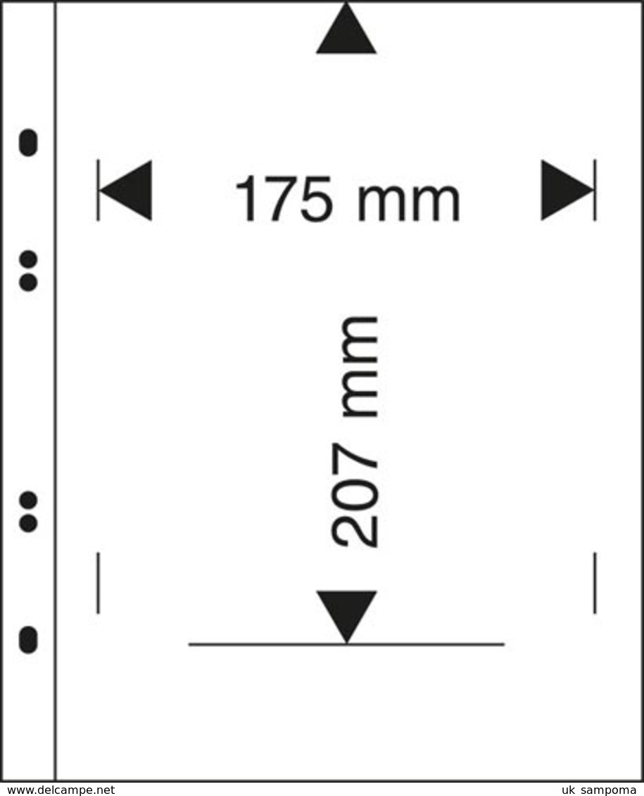 Lindner MU1392 Multi Collect Page For Current Coin Sets In Blister. Size: 15 X 15 Cm - Fogli Bianchi