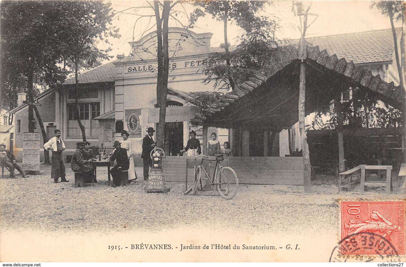 94-BREVANNES- JARDINS DE L'HÔTEL DU SANATORIUM - Limeil Brevannes