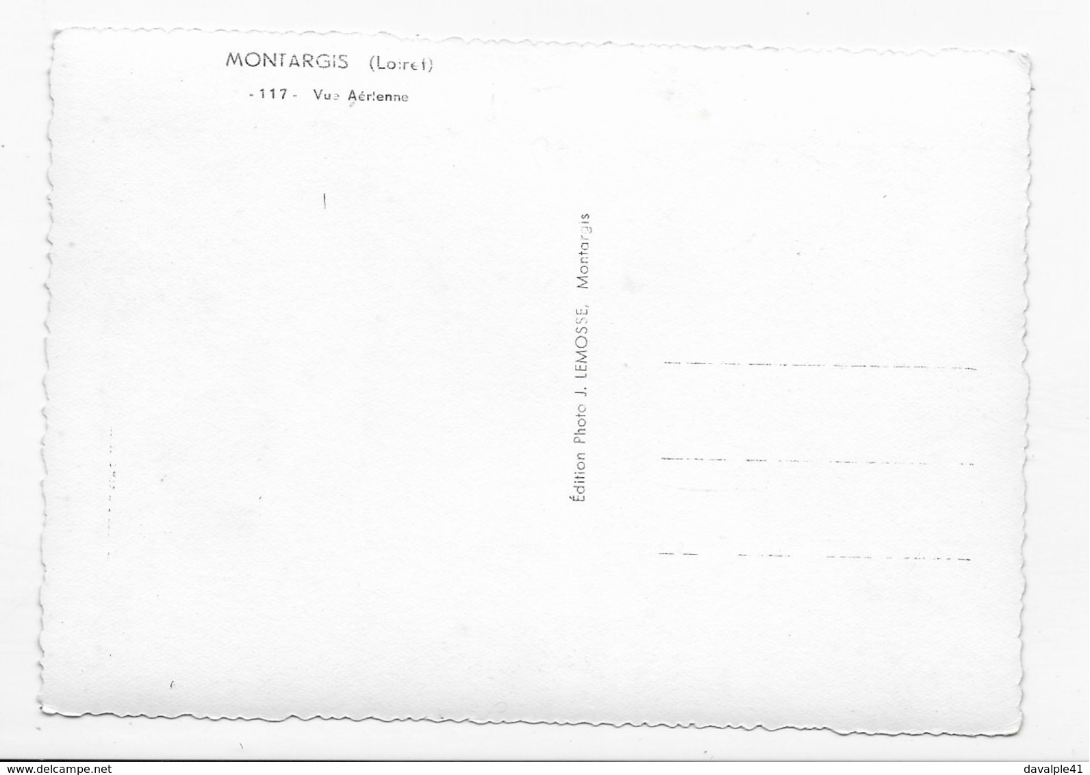 45   MONTARGIS  VUE AERIENNE  TRES  BON ETAT     2 SCANS - Montargis