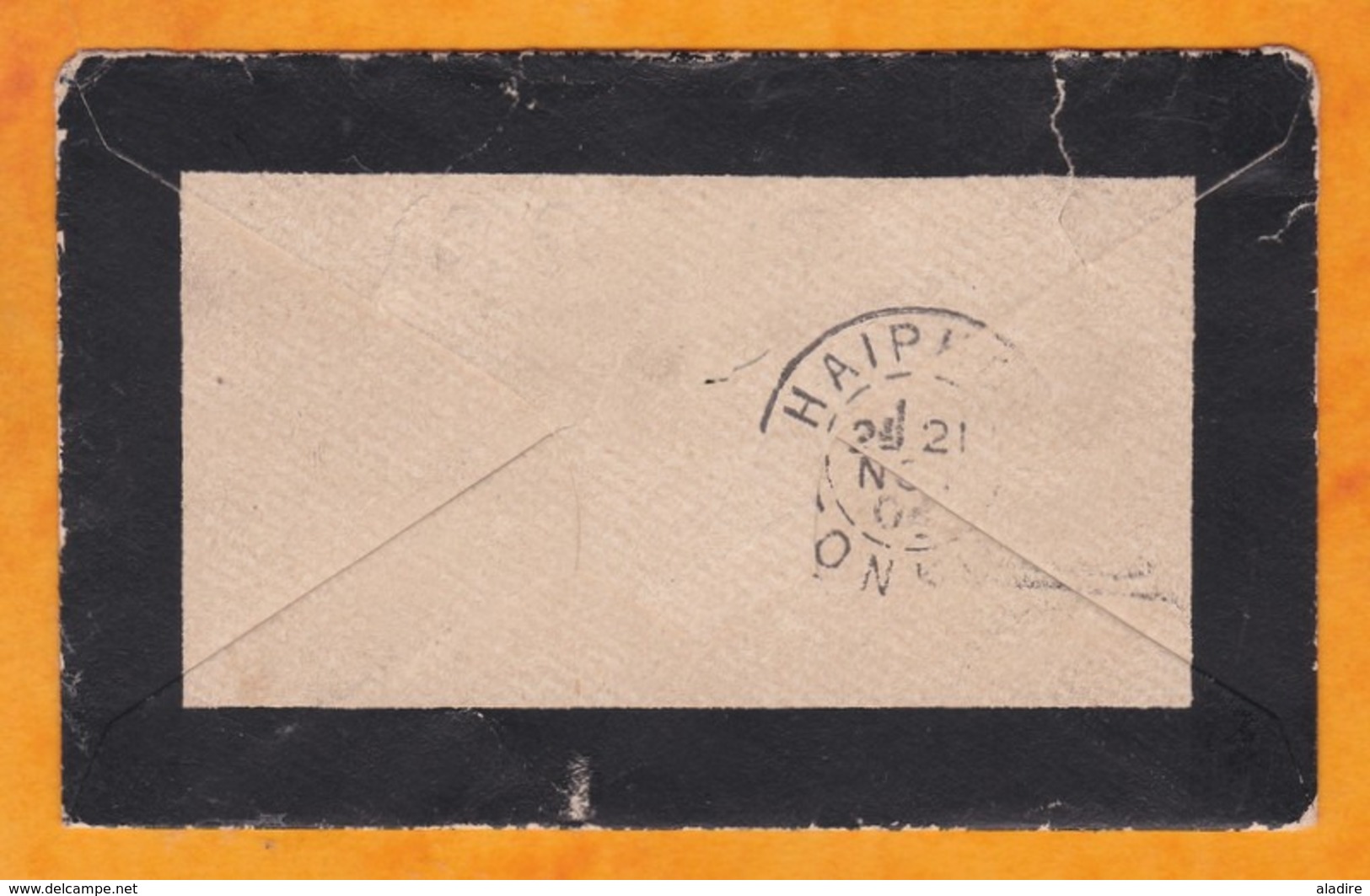 1902 - Enveloppe De Thai Binh, Annam Vers Albi, Tarn, France Via Haiphong, Tonkin - Affrt 15 C Groupe - Lettres & Documents