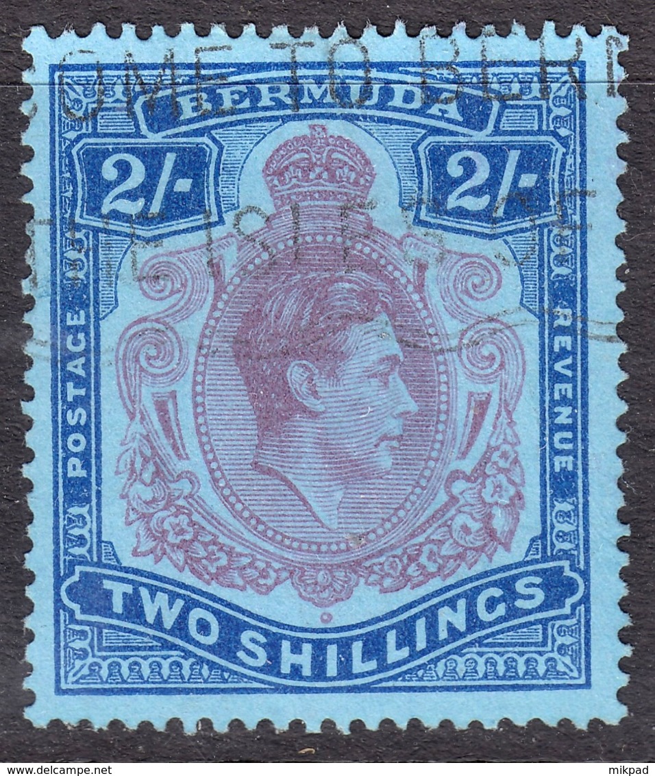 Bermuda 1938 2/- SG116 - Fine Used - Bermuda