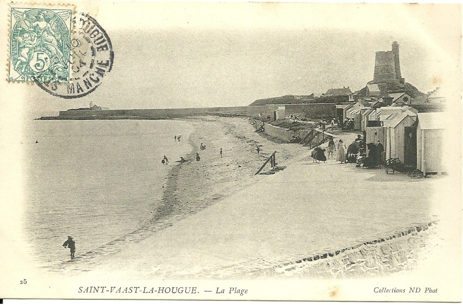 SAINT-VAAST-LA -HOUGUE  - La Plage - Saint Vaast La Hougue