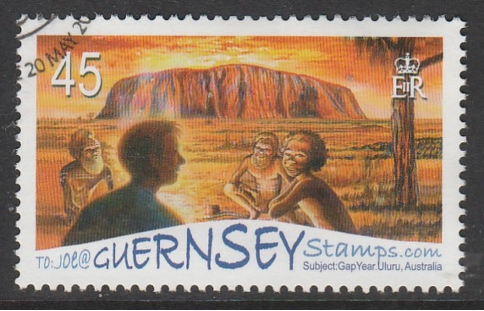 Guernsey 2006 EUROPA Stamps - Integration Through The Eyes Of Young People 45 P Multicoloured SW 1076 O Used - Guernsey