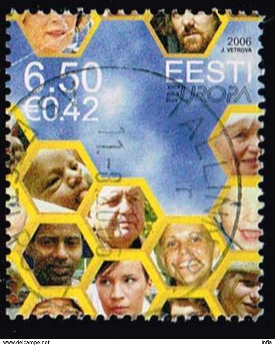 Estland 2006,Michel# 555 O  Europa (C.E.P.T.): EUROPA 2006, Immigrant Integration - Estonia