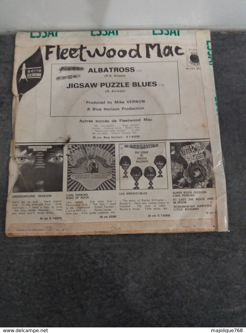 Fleetwood Mac - Albatross - Jigsaw Puzzle Blues - Blue Horizon 57-3145 B - 1968 - Rock