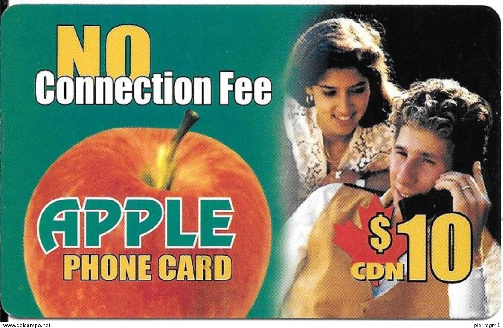 CARTE-PREPAYEE-CANADA-APPLE-10$.CDN-POMME- TBE- - Canada