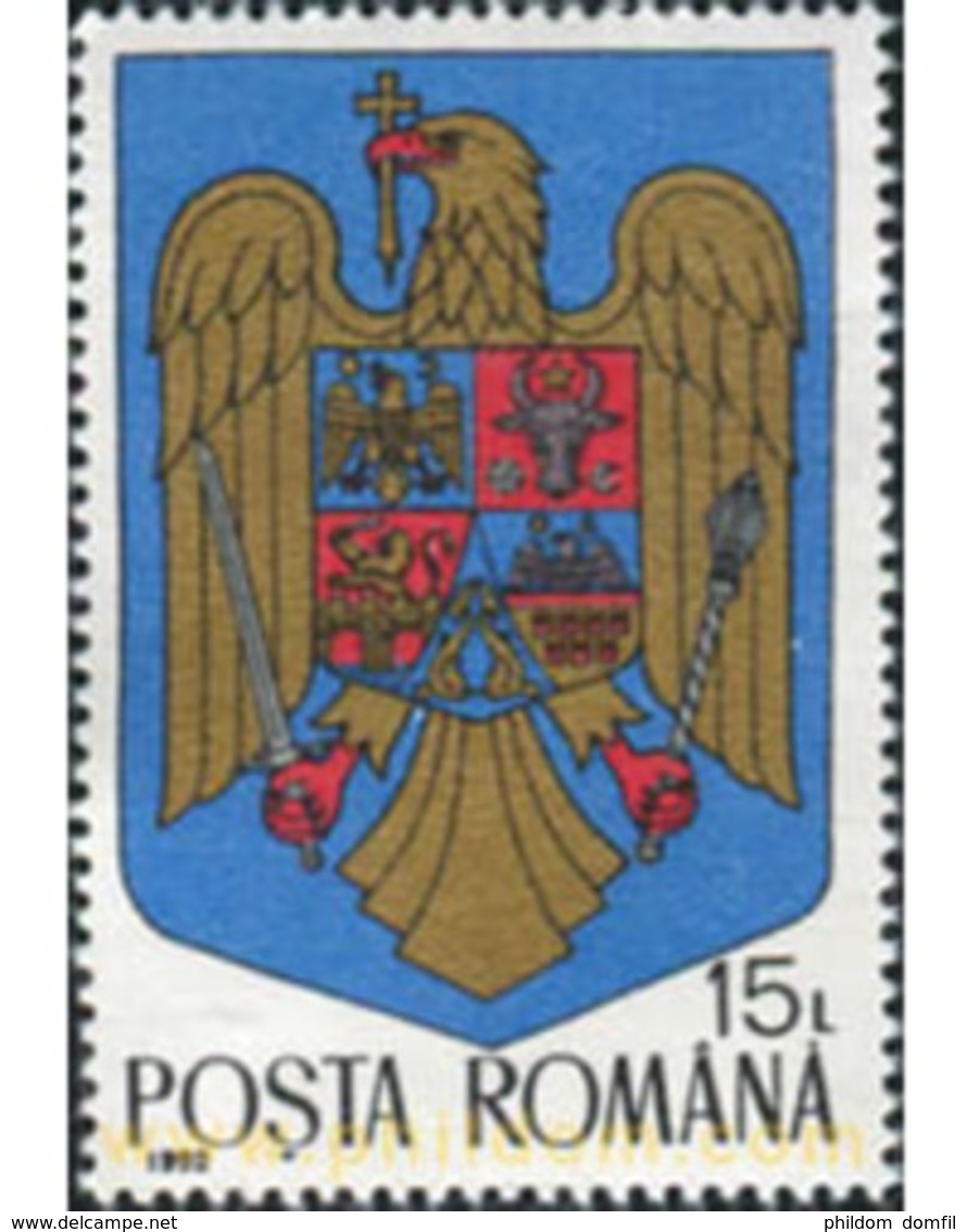 Ref. 355907 * MNH * - ROMANIA. 1992. COAT OF ARMS . ESCUDO - Nuevos