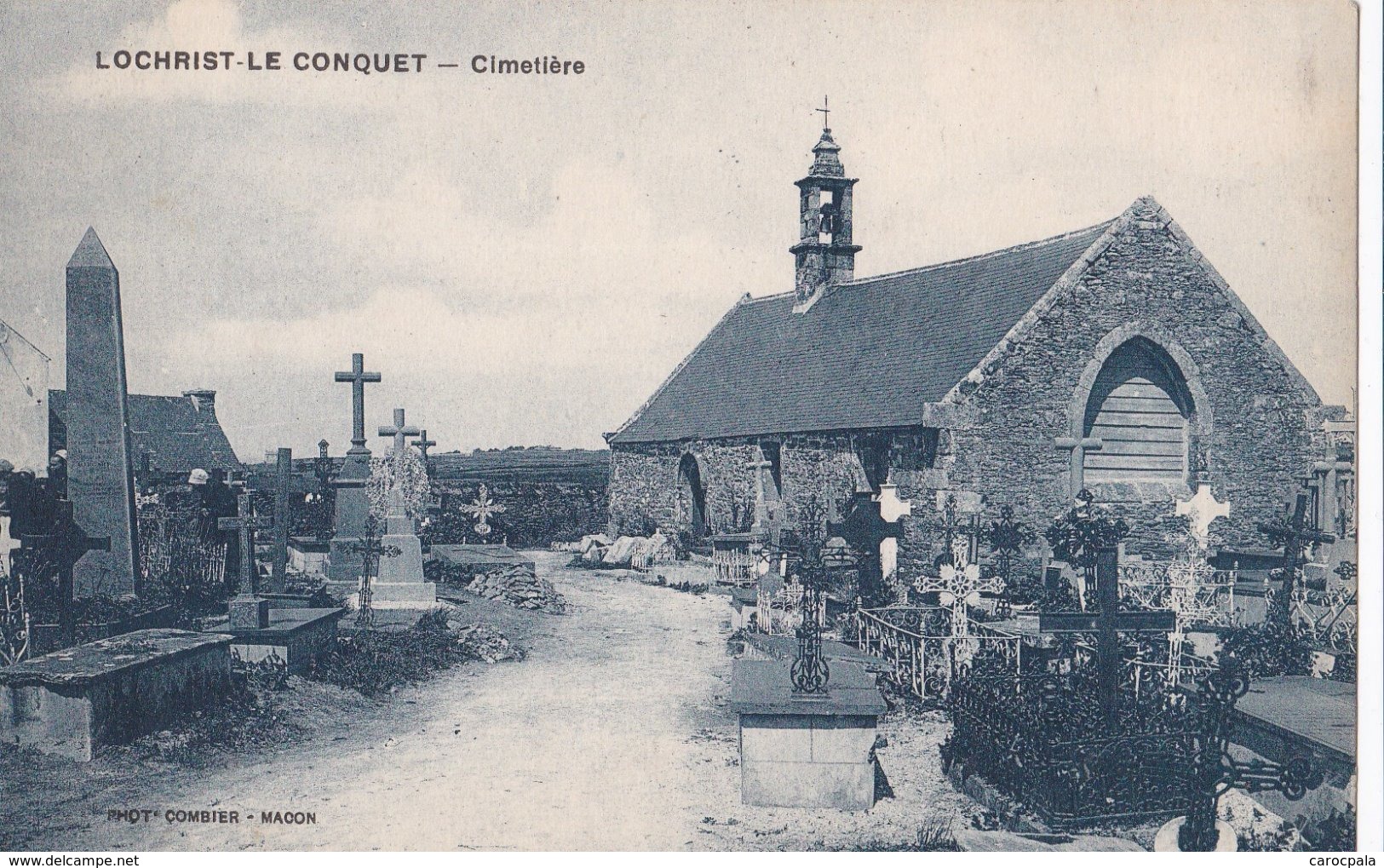 Carte 1920 LOCHRIST LE CONQUET / CIMETIERE - Le Conquet