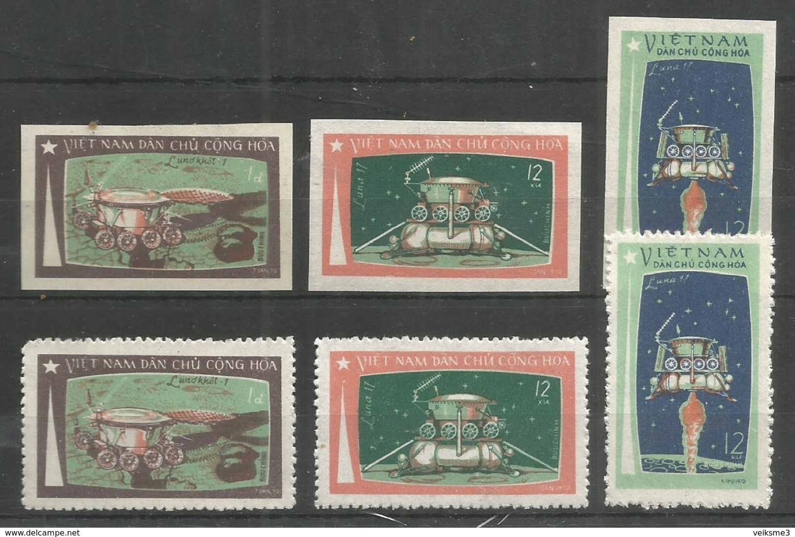 VIETNAM - MNH - Space - Perf. + Imperf. - Autres & Non Classés