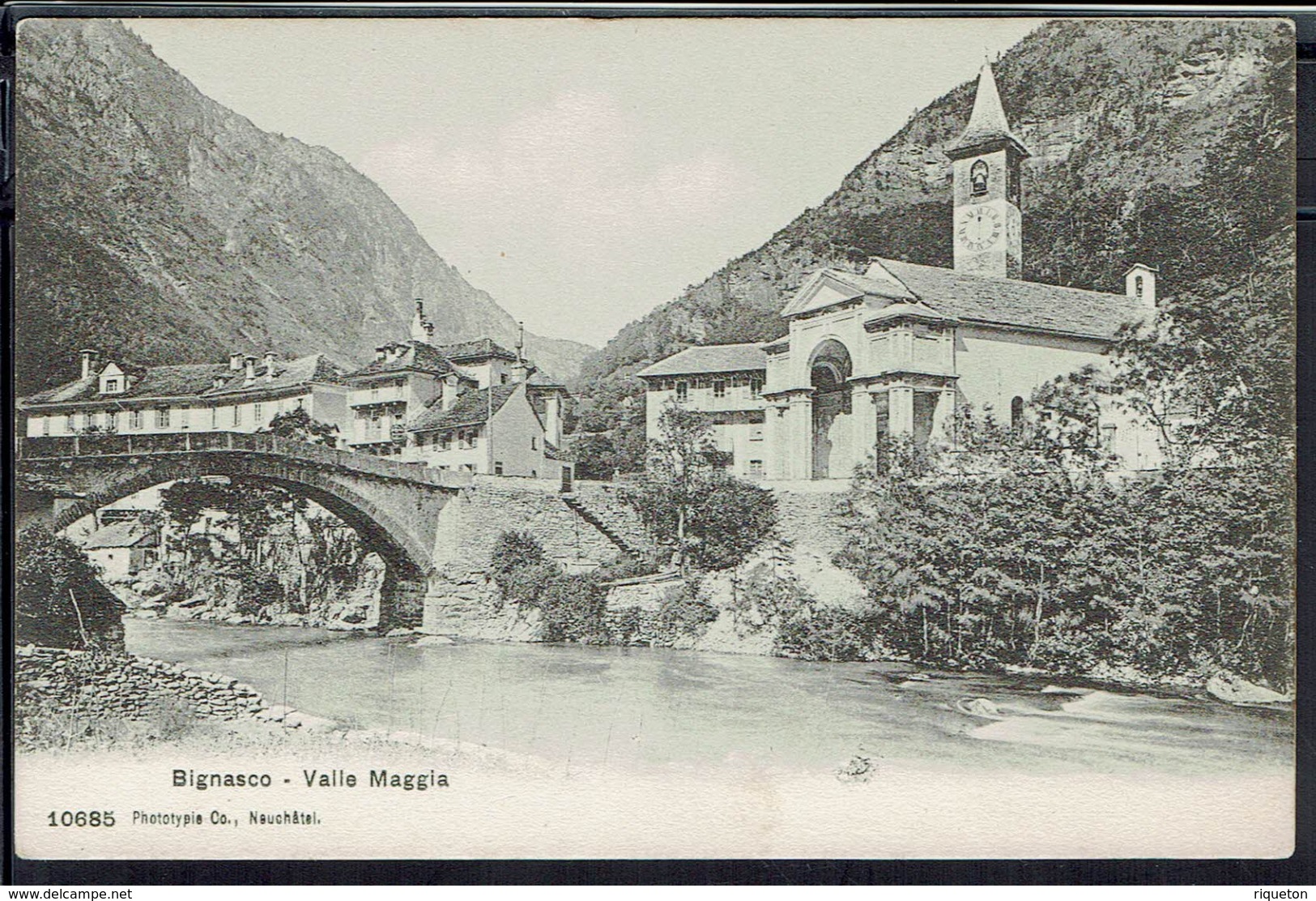 Suisse - CPA 10685 - Bignasco - Valle Maggia - B/TB - - Bignasco