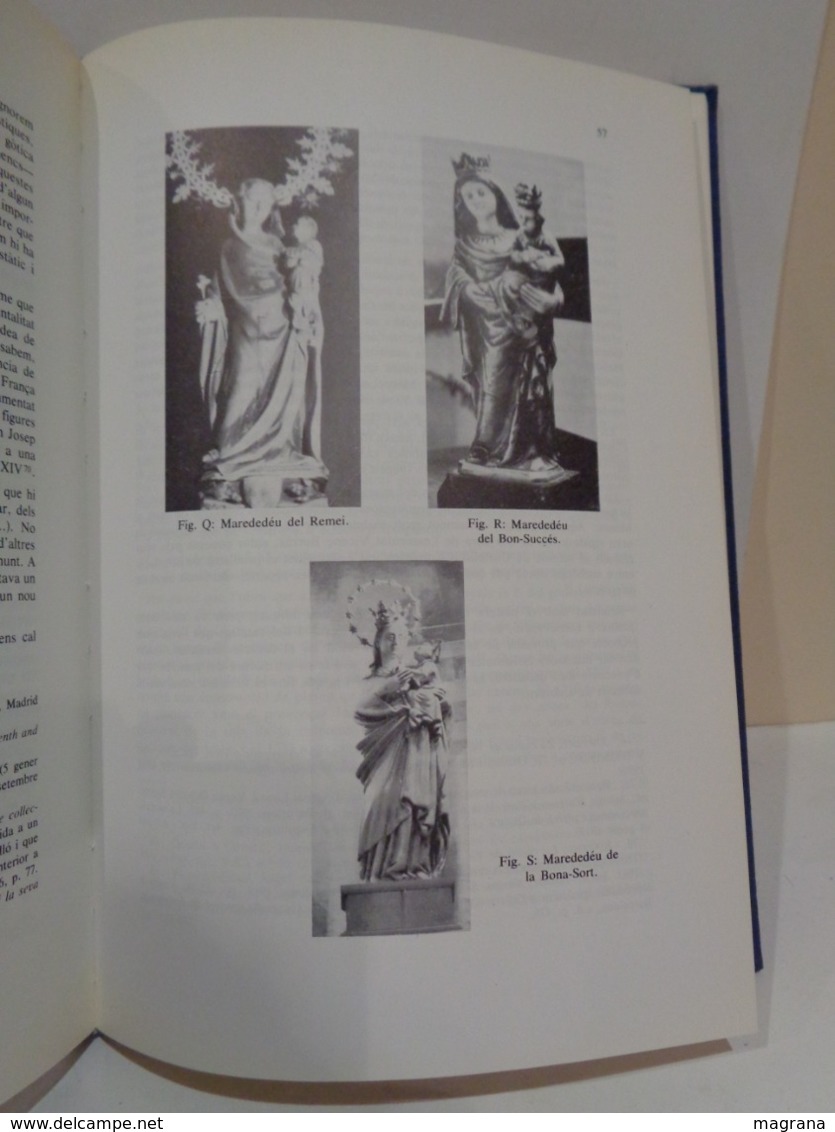 Catàleg De L'escultura Gòtica Del Museu Episcopal De Vic. Josep Bracons Clapes. Any 1983. - Oude Boeken