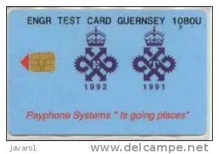 1080u GPT QUEENS AWARD ENGRS TEST CARD GUERNSEY - [ 7] Jersey Und Guernsey