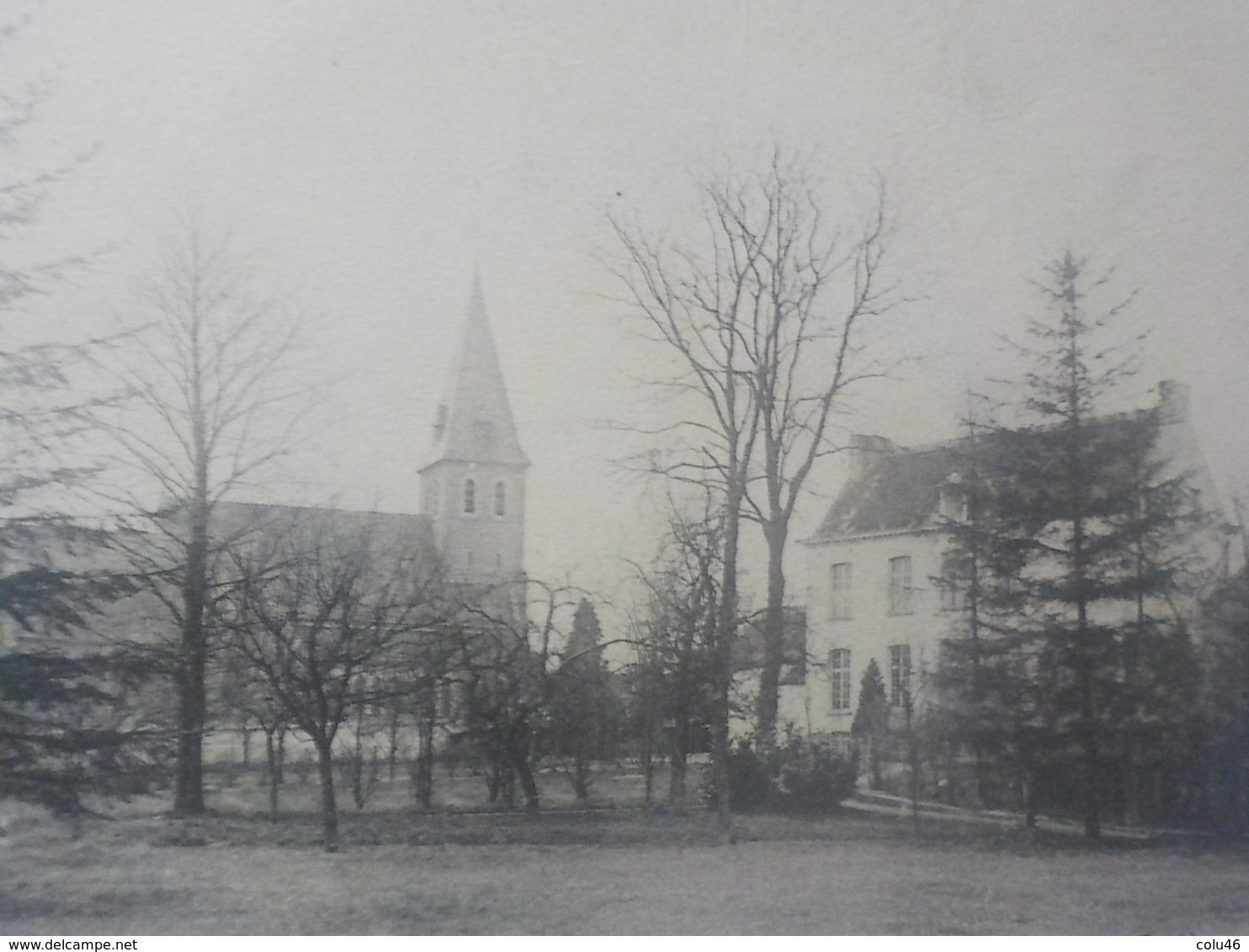 1911 CP Erembodegem Alost Aalst Zicht Op Kerk En Pastorij Vue Sur Eglise Et Presbytère N° 3 - Aalst