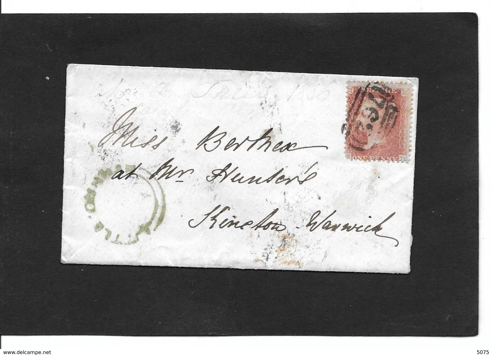 16.12.1856 Yvert 14a - Briefe U. Dokumente
