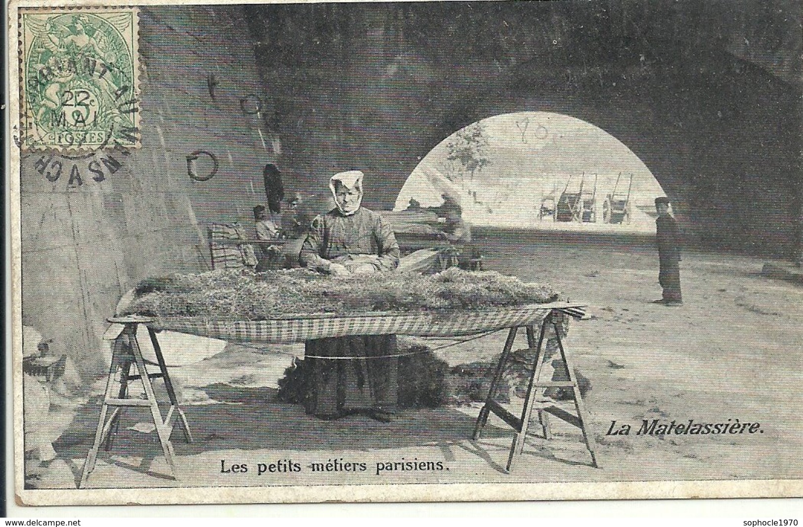 2020 - SEINE - 75 - PARIS - Les Petits Métiers Parisiens - La Matelassière - Petits Métiers à Paris