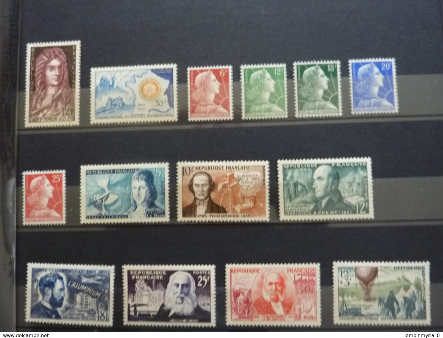 Extrait Année 1955 Côte 97,7 €,scans Complets - 1950-1959